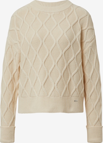 s.Oliver Trui in Beige: voorkant