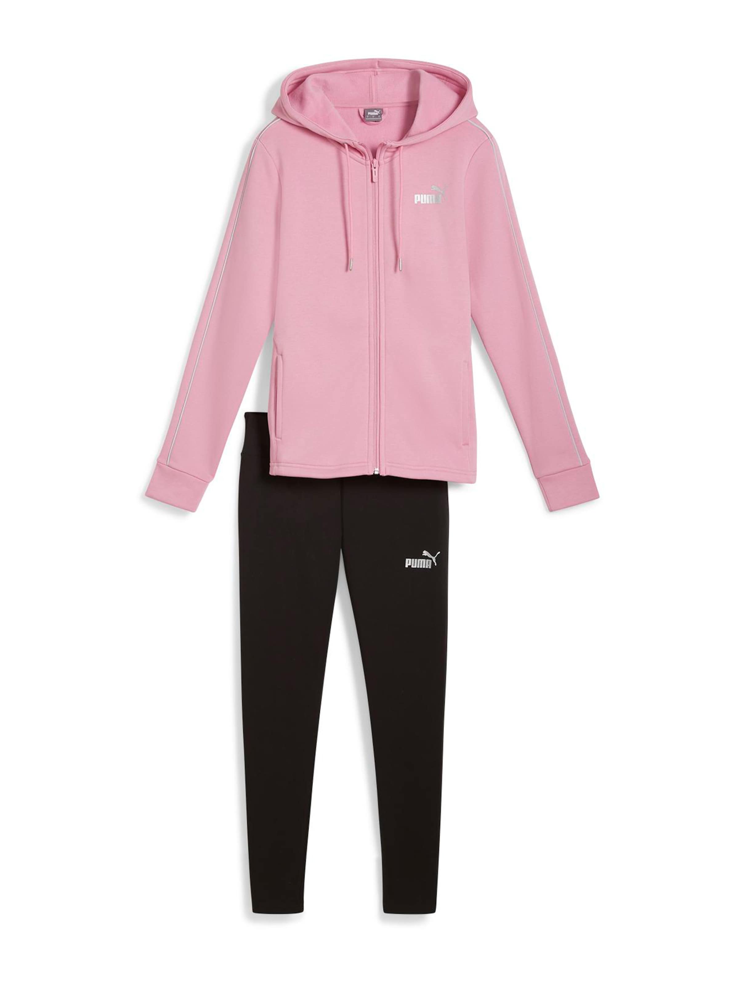 Puma tracksuit pink sale