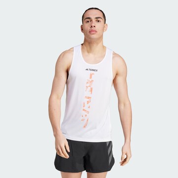 ADIDAS TERREX Funktionsshirt 'Xperior Singlet' in Weiß: Vorderseite