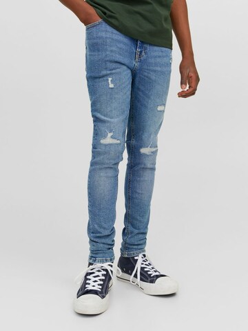 Jack & Jones Junior Regular Jeans 'Liam' in Blue: front