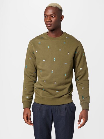 SCOTCH & SODA Sweatshirt in Grün: predná strana