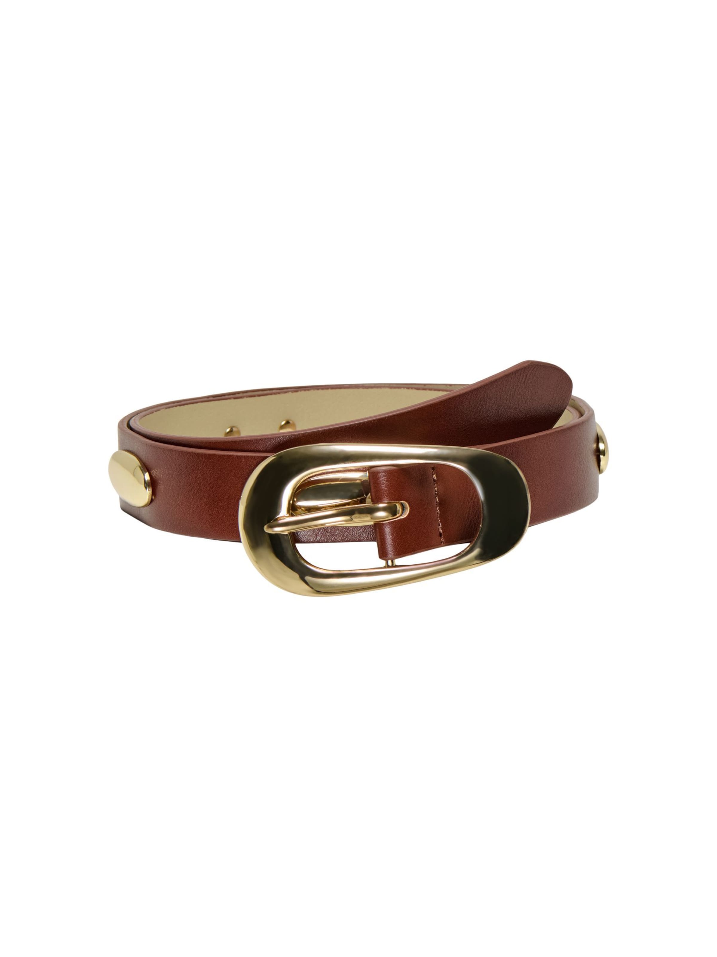 Ceinture 'YARA' ONLY en marron : devant