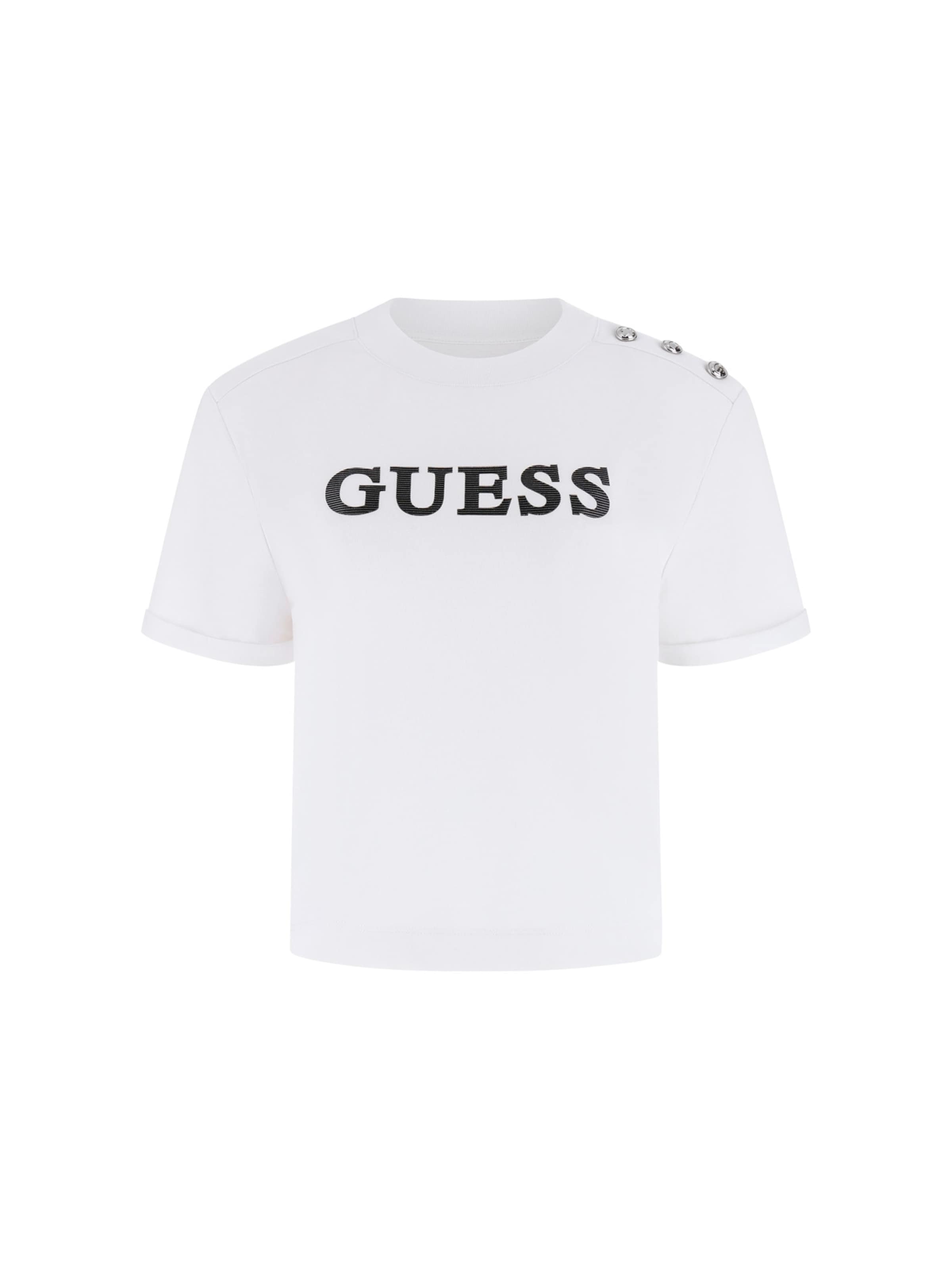 GUESS Majica 'Marina' | bela barva: sprednja stran