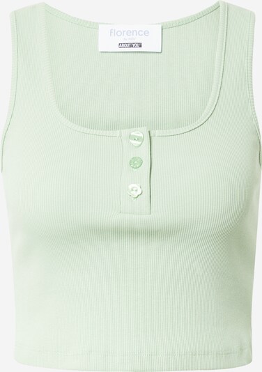 florence by mills exclusive for ABOUT YOU Top 'Pretty Poems' en verde claro, Vista del producto