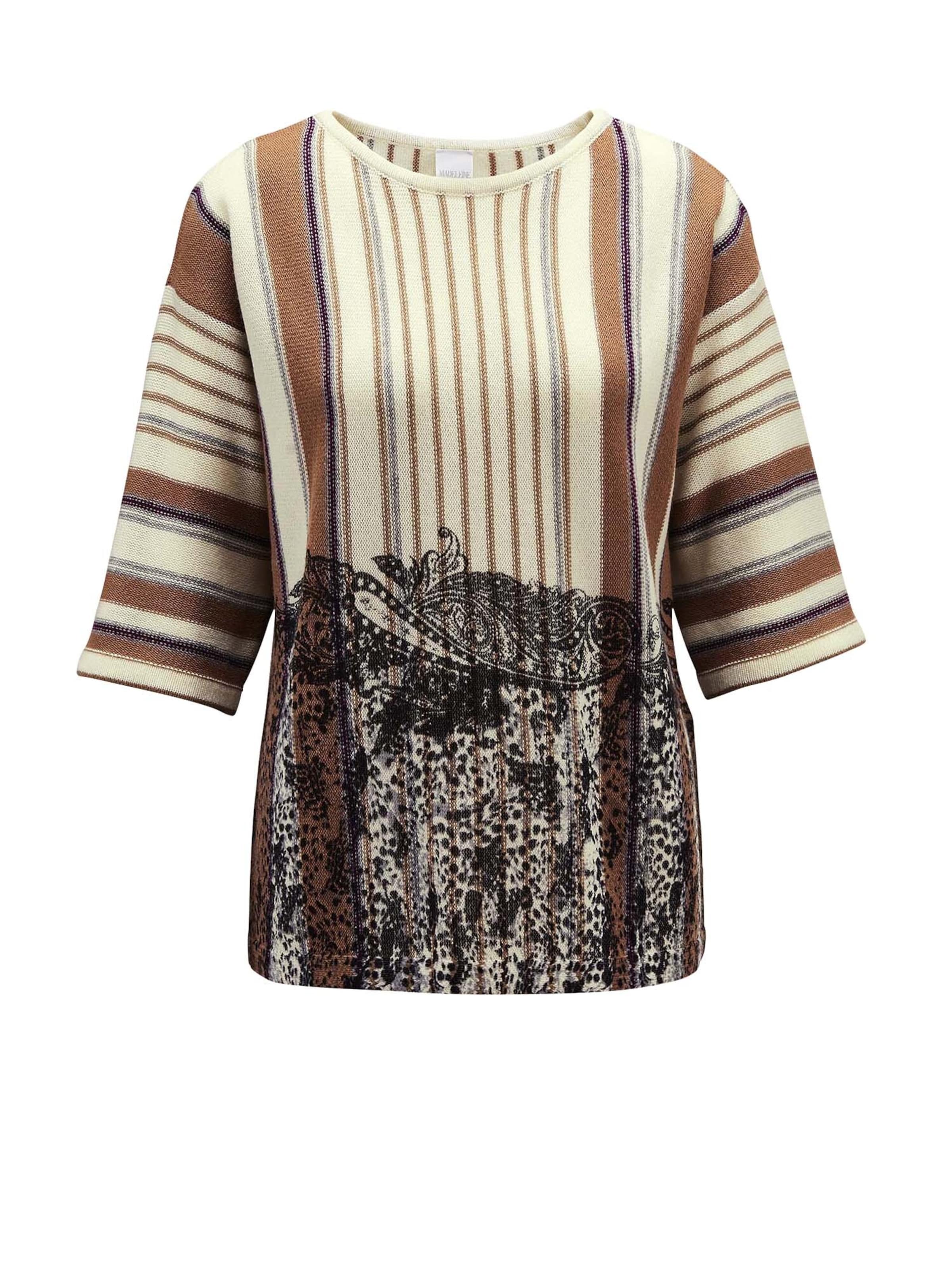 Pull-over MADELEINE en blanc : devant