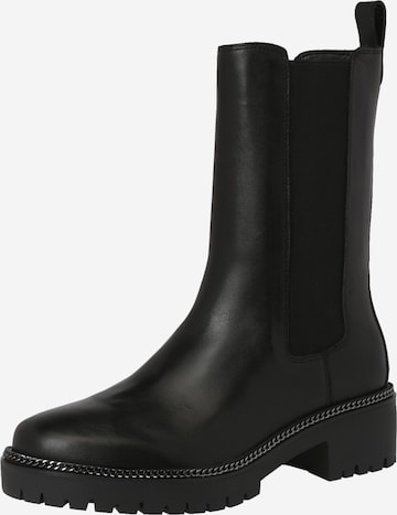 Chelsea Boots 'IBBIE' GUESS en noir : devant