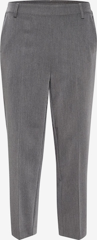 Kaffe Pleated Pants 'Sakura' in Grey: front