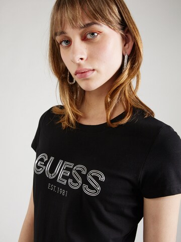 GUESS Shirt in Schwarz