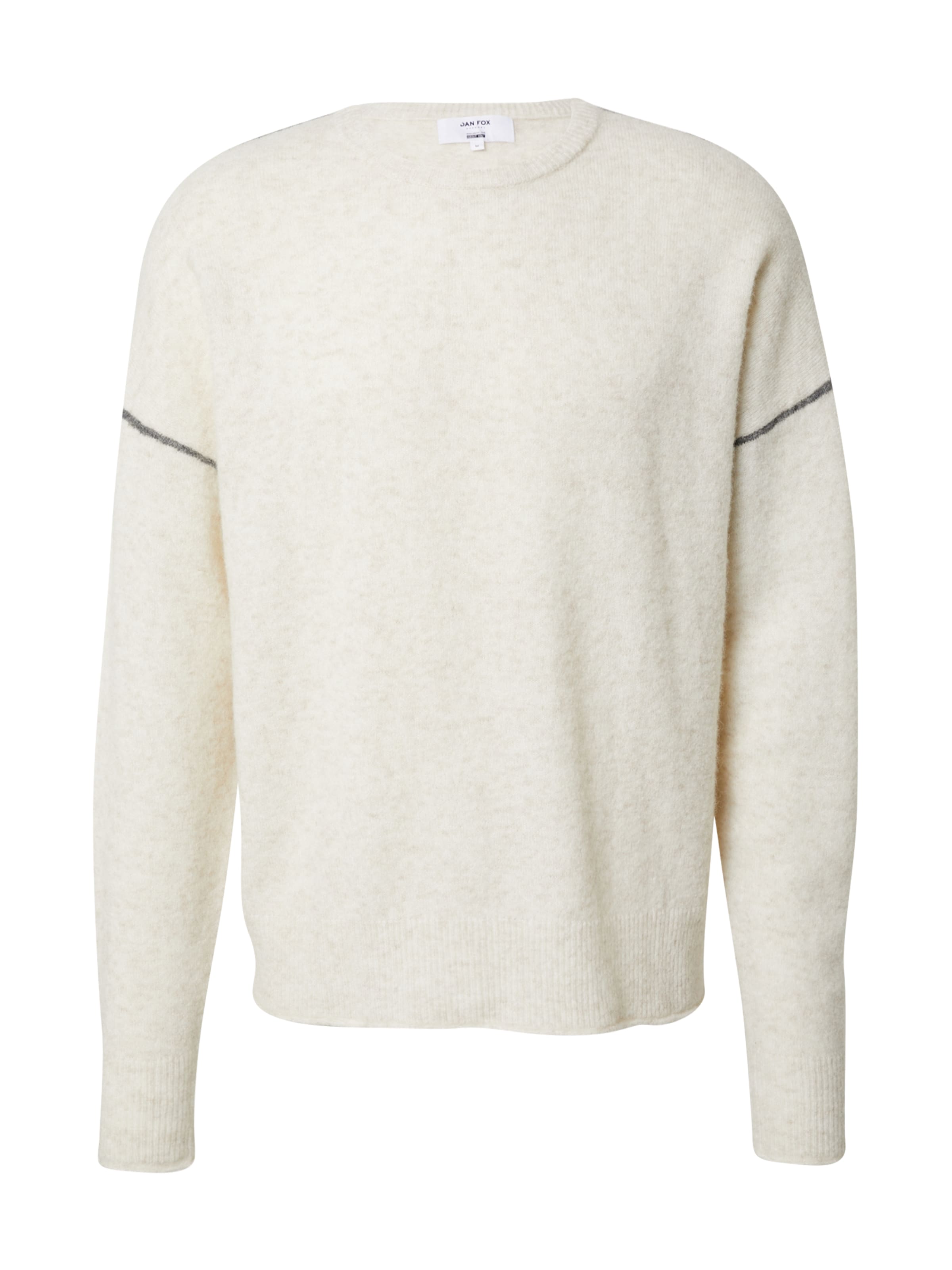 DAN FOX APPAREL Sweater 'Thilo' in White: front