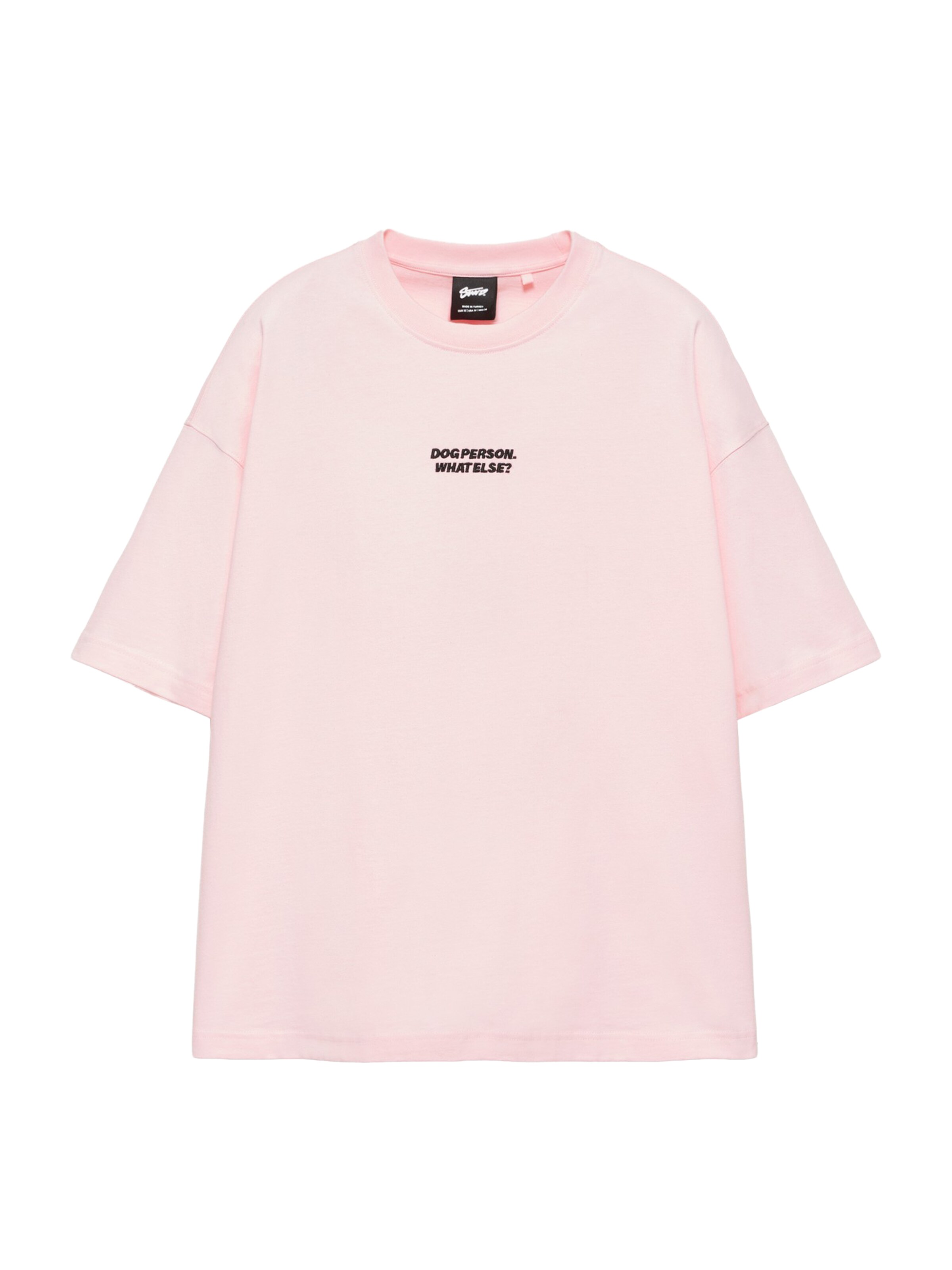 csokoládé / rózsaszín / fehér Pull&Bear Póló 'STWD' - XS, Termék nézet