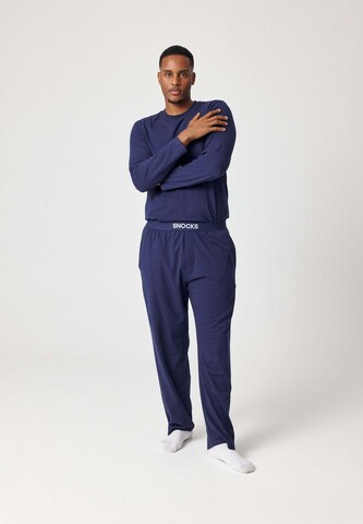 SNOCKS Pyjama in Blau