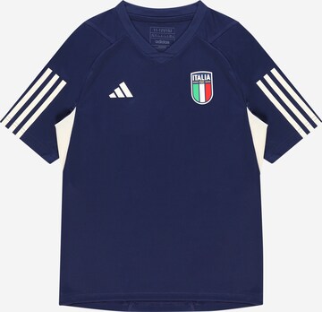 ADIDAS PERFORMANCE Funkční tričko 'Italy Tiro 23 ' – modrá: přední strana