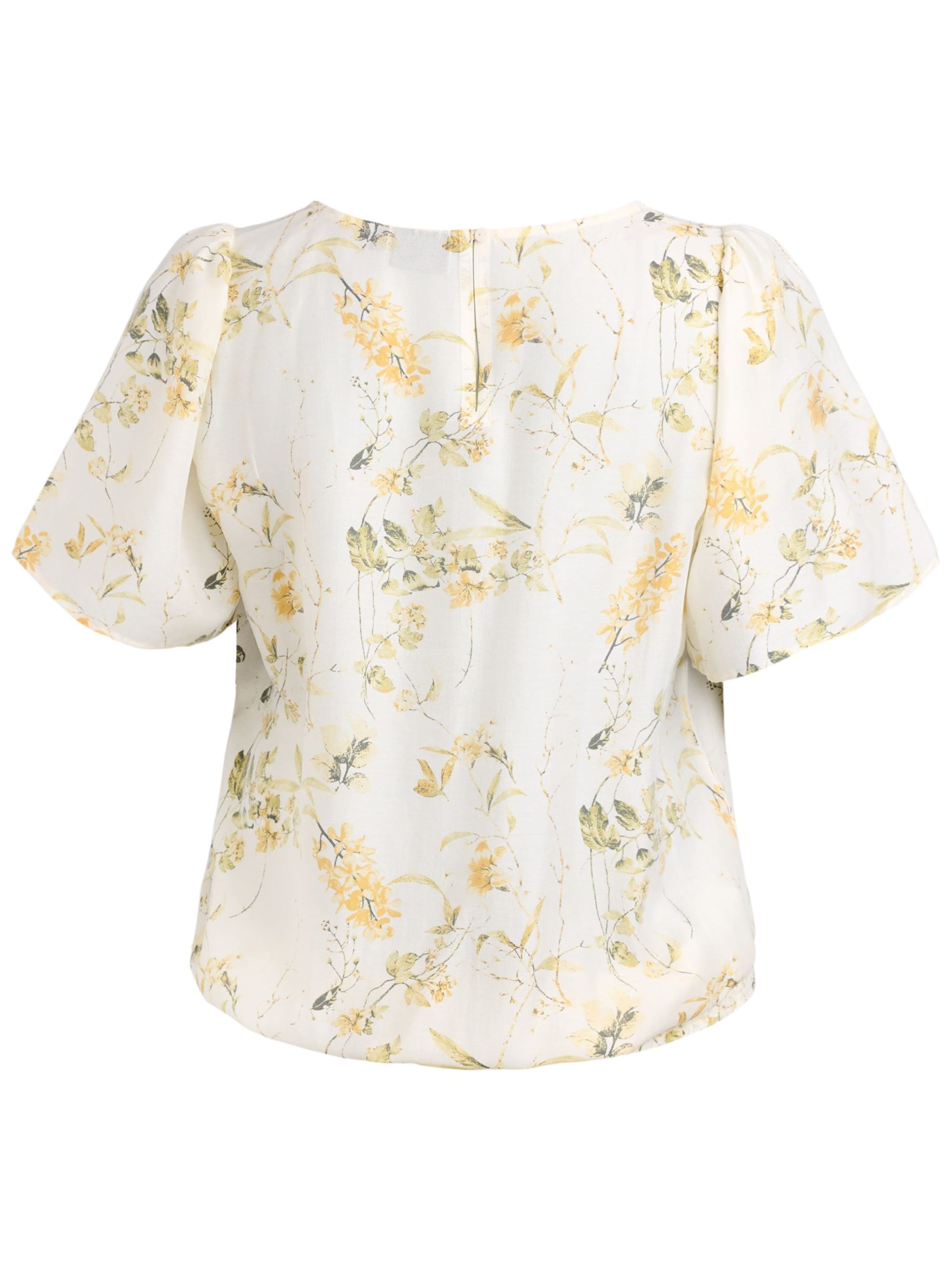 Zizzi Bluse 'Evina' in Weiß