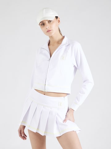 Juicy Couture Sport Μπουφάν άσκησης σε λευκό: μπροστά
