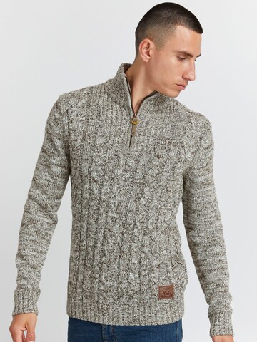 !Solid Strickpullover 'Pankraz' in Grün