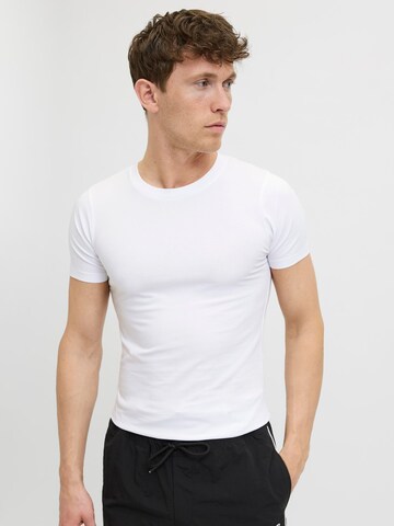 JACK & JONES Футболка 'JORMuscle' в Белый
