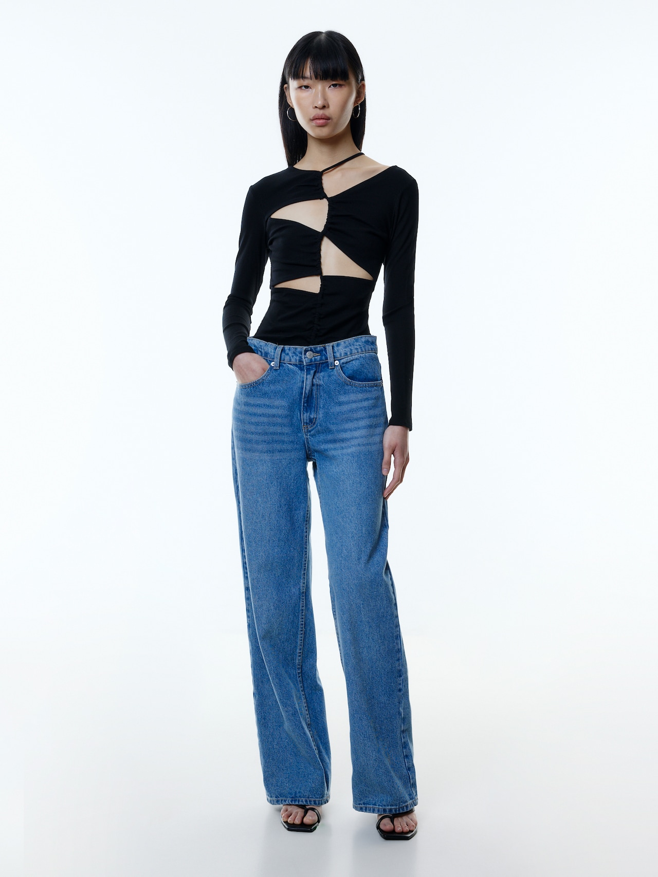 EDITED Shirt 'Regina' Zwart