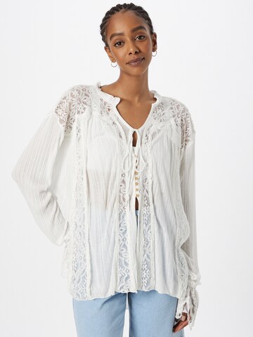 Free People Bluse 'GEORGIA' i hvid: forside