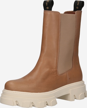 The Original 1936 Copenhagen Chelsea Boots 'Ines' in Beige: predná strana