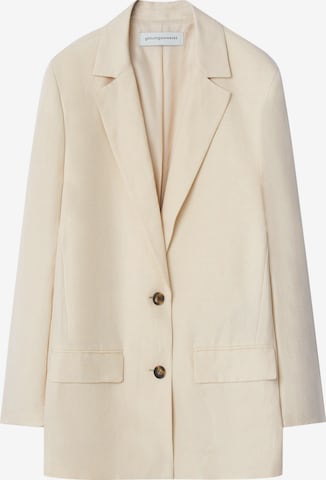 Adolfo Dominguez Blazers in Beige: voorkant