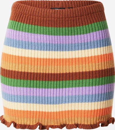 The Ragged Priest Skirt 'SUNRISE' in Light blue / Brown / Mixed colours / Orange, Item view