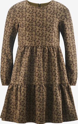 Rochie de la happy girls pe verde: față