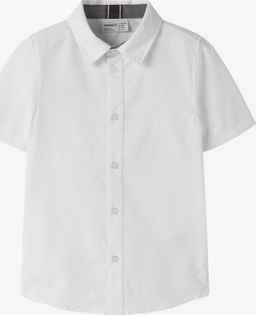 NAME IT Button Up Shirt 'NKMNewsa' in White: front