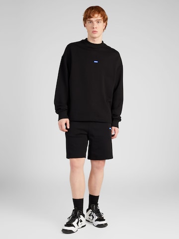 HUGO Blue Sweatshirt 'Nedro' in Schwarz