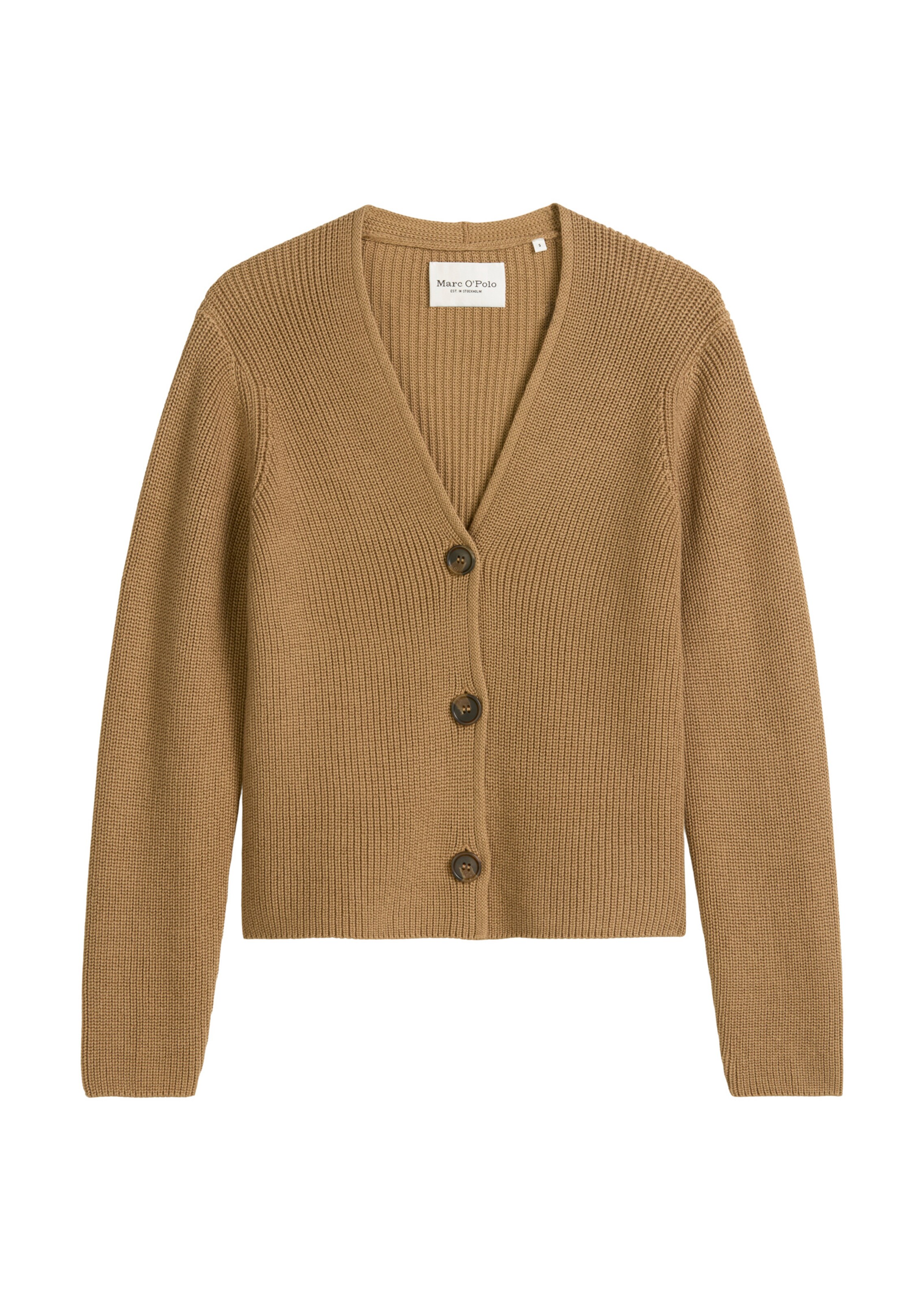 Marc O'Polo Strickjacke in Beige: Vorderseite