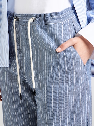 Munthe Loosefit Παντελόνι 'BOBEY' σε μπλε