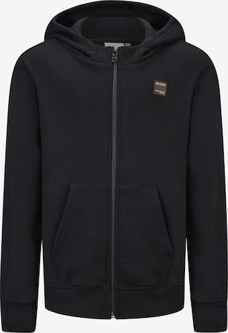 Retour Jeans Zip-Up Hoodie 'Diego' in Black: front