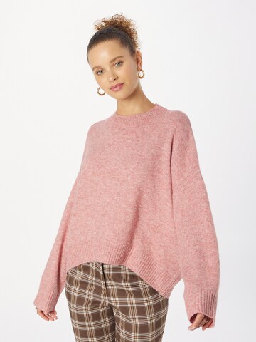 JDY Sweater 'HUDSON  CLARA' in Pink: front