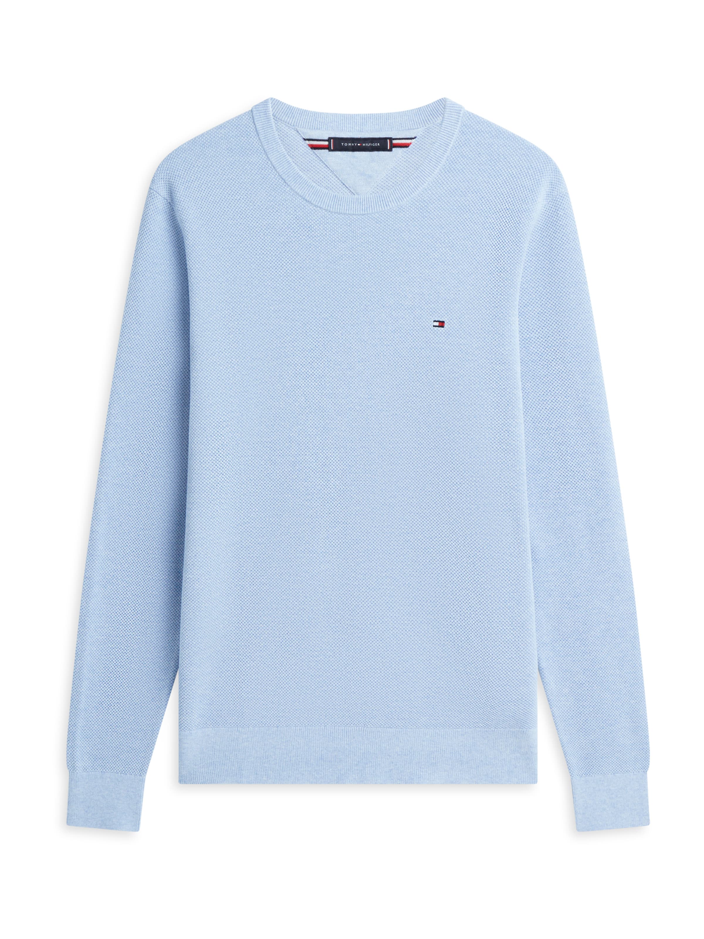 Pull-over 'ESSENTIAL' TOMMY HILFIGER en bleu : devant