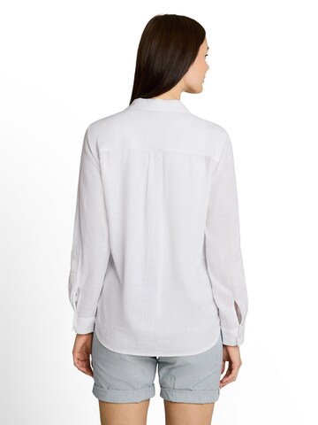 TOM TAILOR Bluse in Weiß