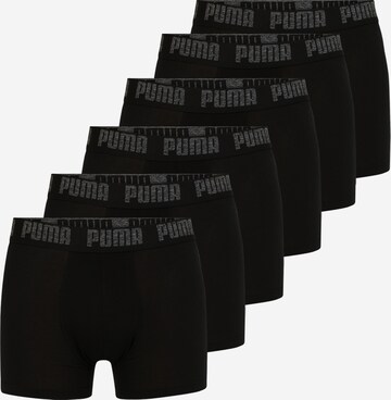 Boxers PUMA en noir : devant