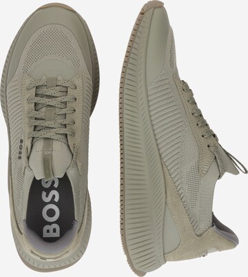 Sneaker bassa 'Slon' di BOSS in verde