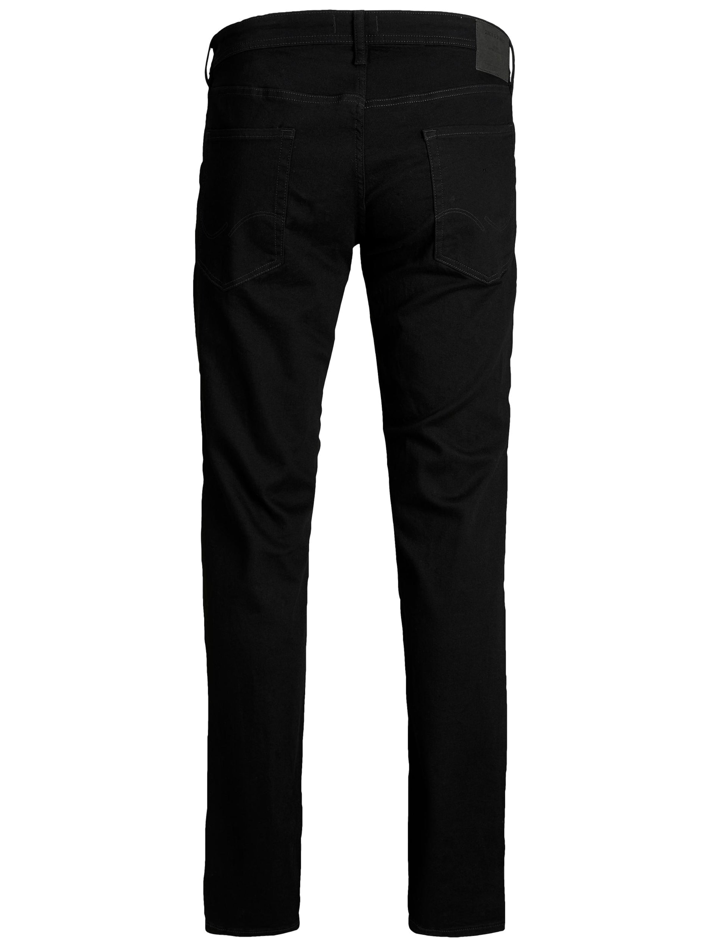 Jack & Jones Plus Slim fit Jeans 'Tim' in Black