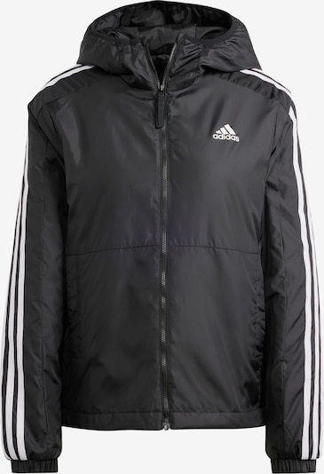 ADIDAS SPORTSWEAR Athletic Jacket 'Essentials 3-Streifen' in Black / White, Item view