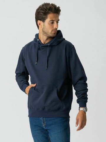 TEESHOPPEN Pulóver ' Hoodie ' - kék