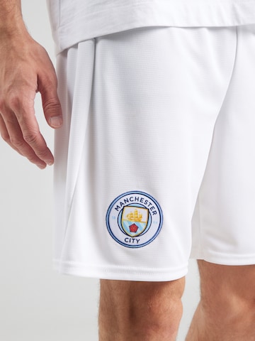 Regular Pantalon de sport 'MCFC Replica' PUMA en blanc