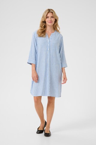 Robe-chemise 'Venta' Cream en bleu