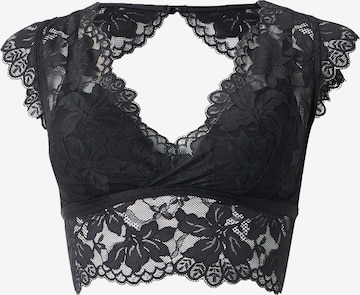 juoda Hunkemöller Biustjė Liemenėlė 'Viktoria': priekis