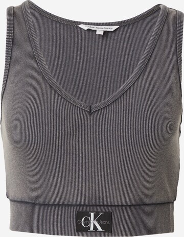 Calvin Klein Jeans Top in Grey: front