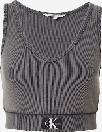 Calvin Klein Jeans Top in Grau: predná strana