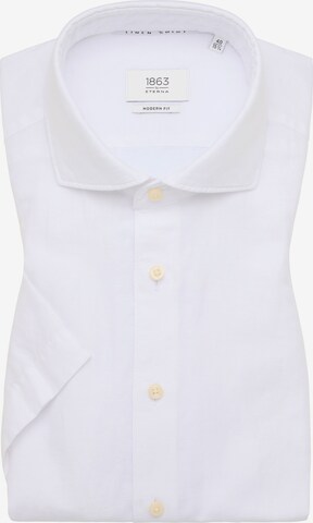 ETERNA Regular fit Button Up Shirt in White