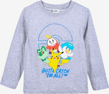 Pokémon Shirt 'Pokémon' in Grau: Vorderseite
