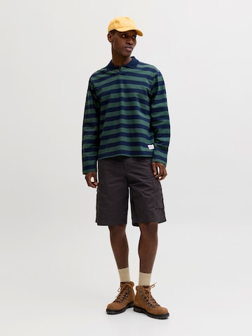 JACK & JONES Loose fit Cargo Pants 'JPSTCOLE MATTY' in Black