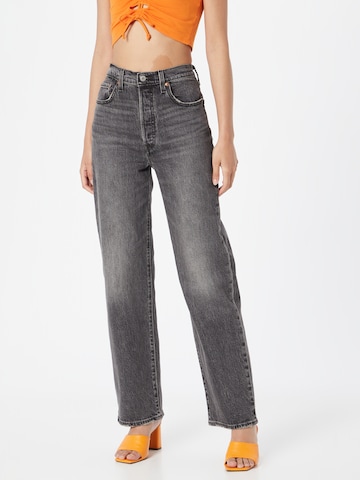 LEVI'S ® regular Jeans 'Ribcage Straight Ankle' i sort: forside