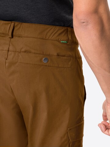 VAUDE Regular Outdoor Pants 'M Neyland ZO P' in Brown