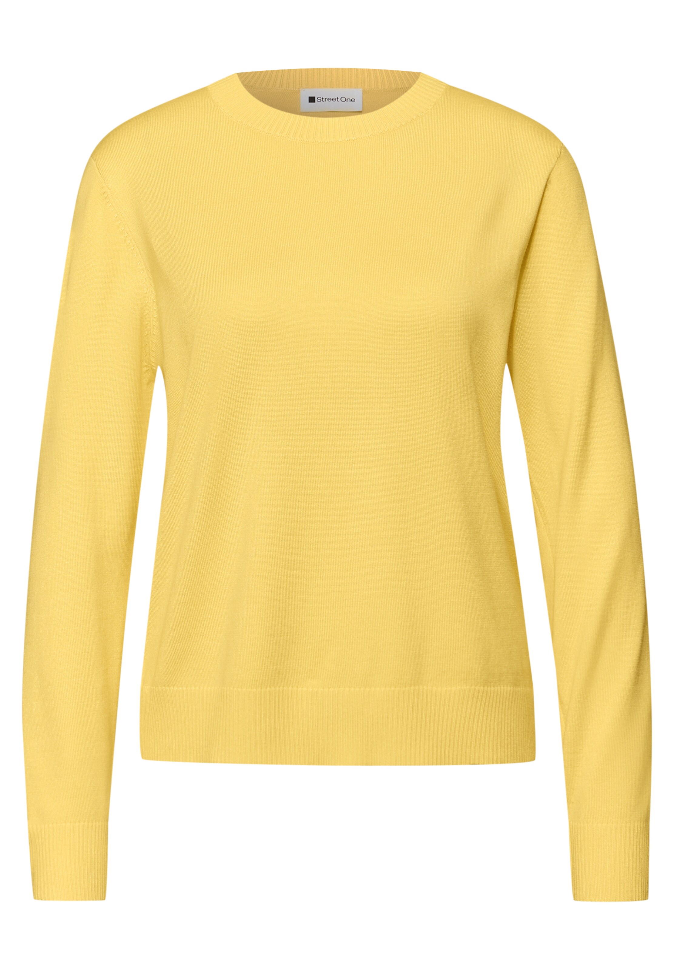STREET ONE Pullover in Gelb: Vorderseite